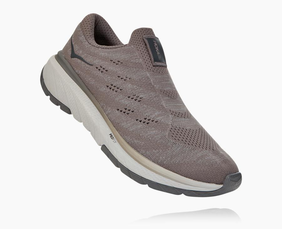 Tenis Hoka One One Hombre Grises - Cavu 3 Slip - ERNU05837